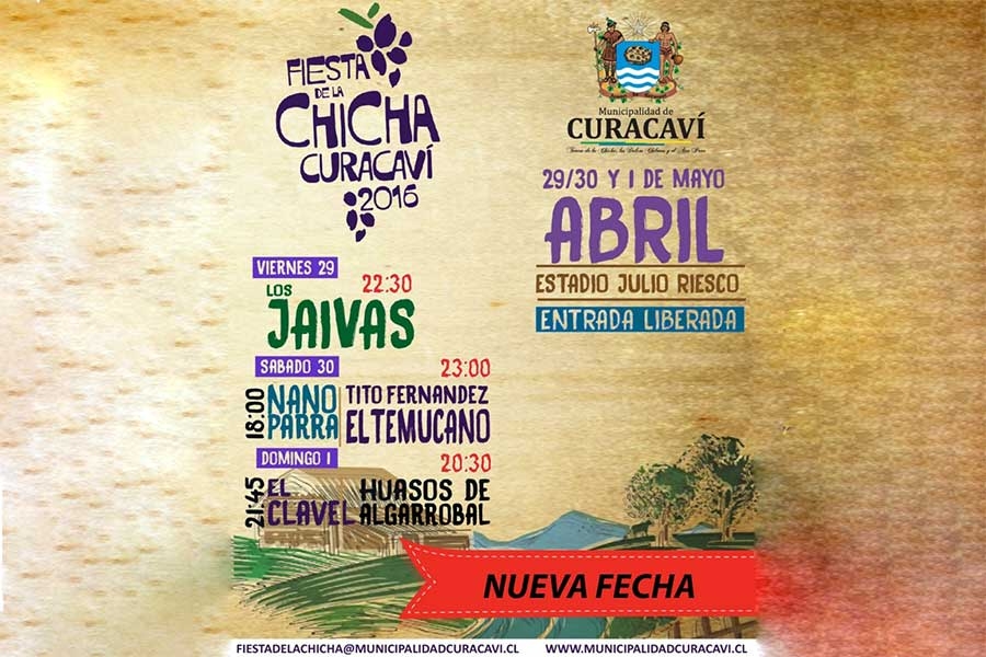 Afiche Fiesta de la Chicha de Curacaví